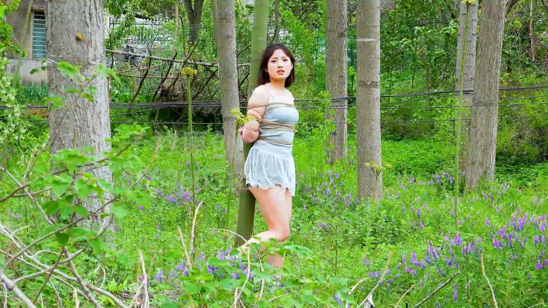 叶子 户外 五花 虫子飞进PP了-4