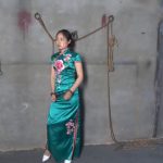 旗袍女烈王丫被抓捕、审问、老虎凳、吊敷、中式五花大绑枪毙