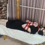 杨蕊 后手观音红绳驷马 胶带蒙面单腿吊