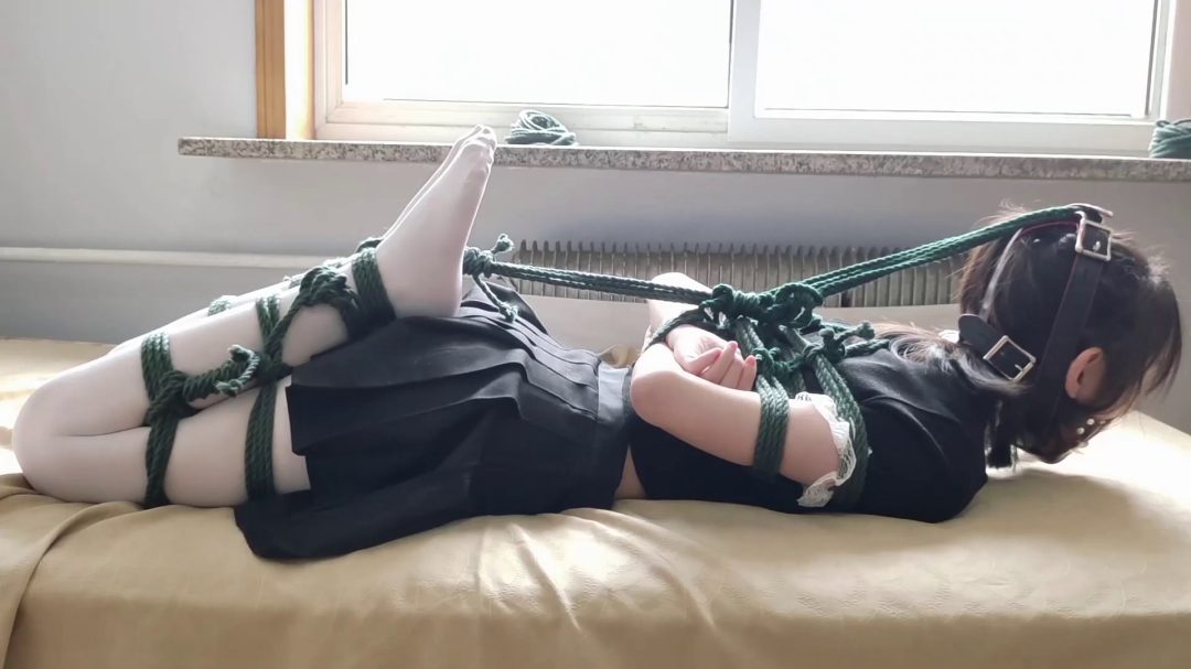 晴语白丝 连头驷马 马具 口球 堵嘴 放置 游戏-7