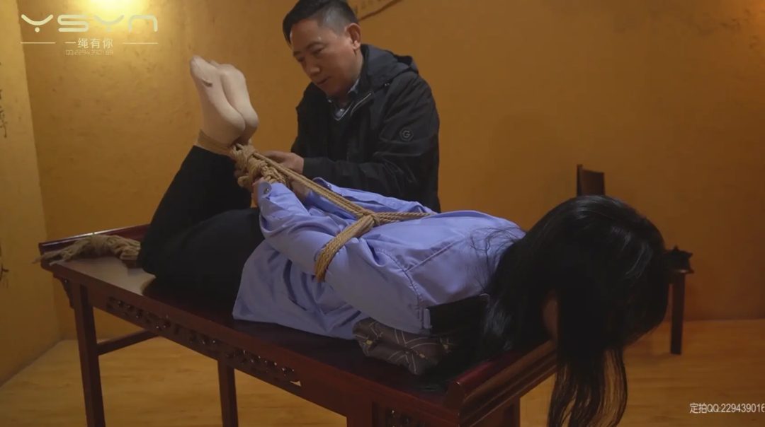 女花上门调查惨遭歹徒背后一击 高手缚 中式五花 驷马 挠痒-2