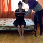 糖糖大长腿裸足驷马受缚