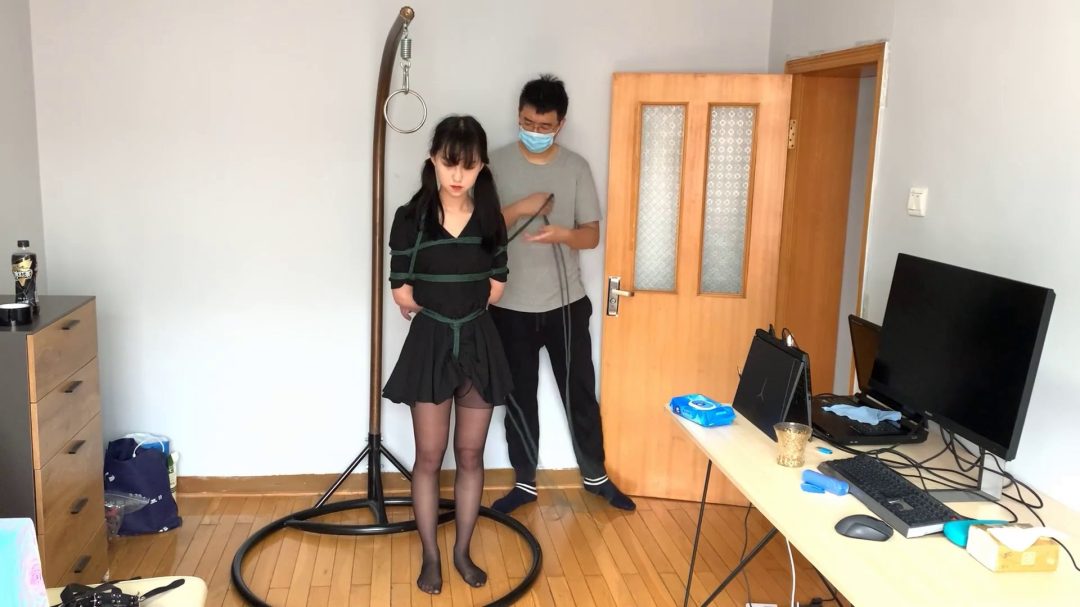 妹子极限驷马 吊缚堵嘴sptk-8