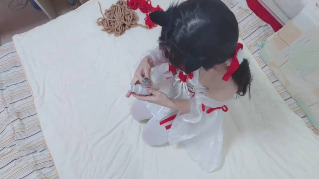 永劫无间白丝胡桃cos紧缚-1