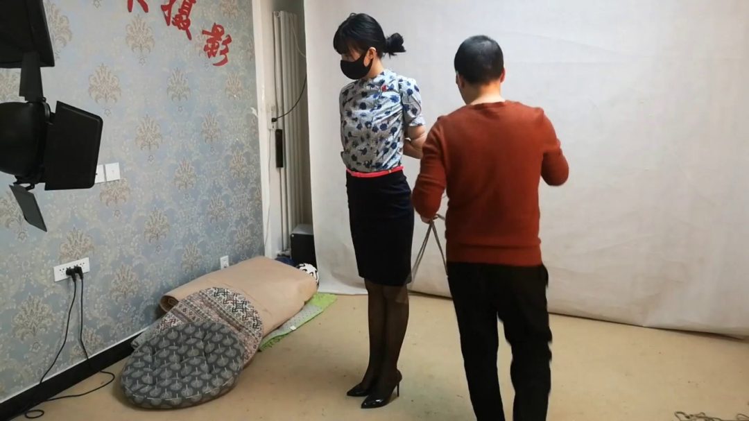 杨蕊 黑丝女空姐-7