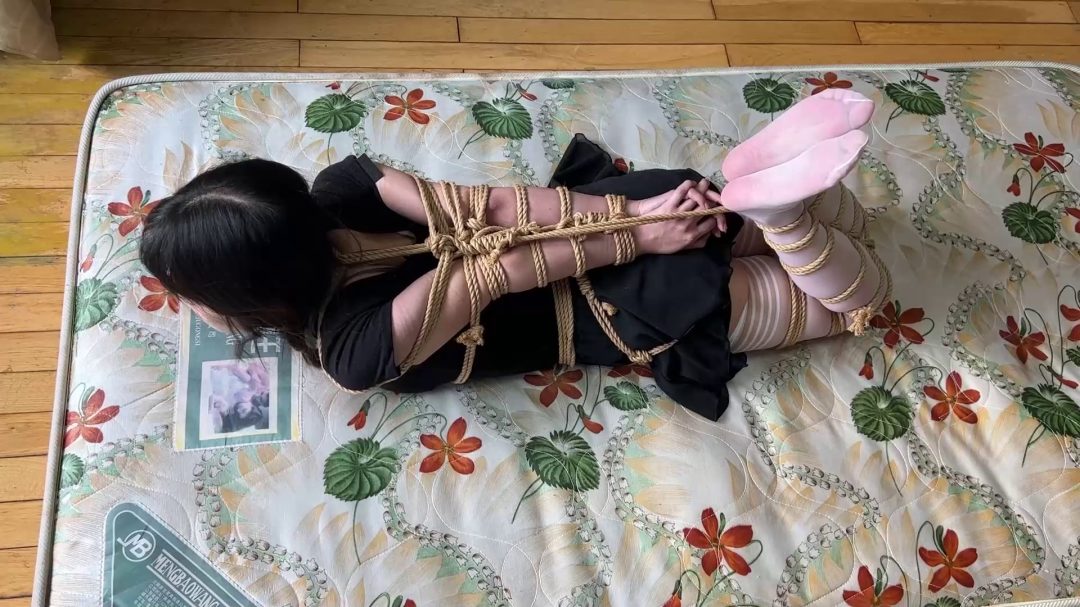白丝舞蹈服美少女，极限并肘蛇缚驷马-6