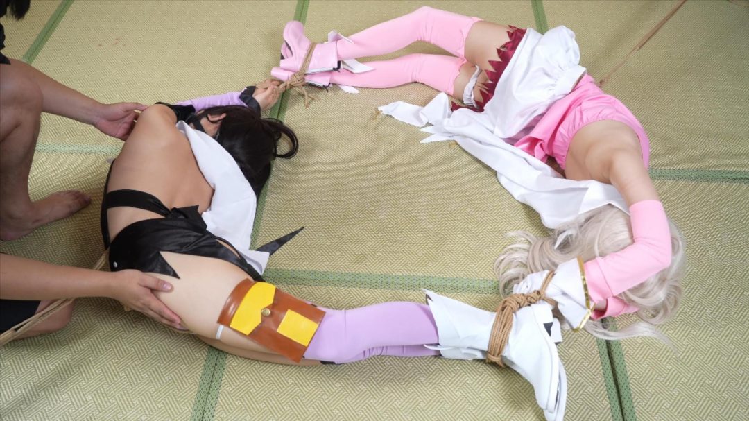 小0&嗷嗷-cos魔法少女伊莉雅，双人连缚科研！-10