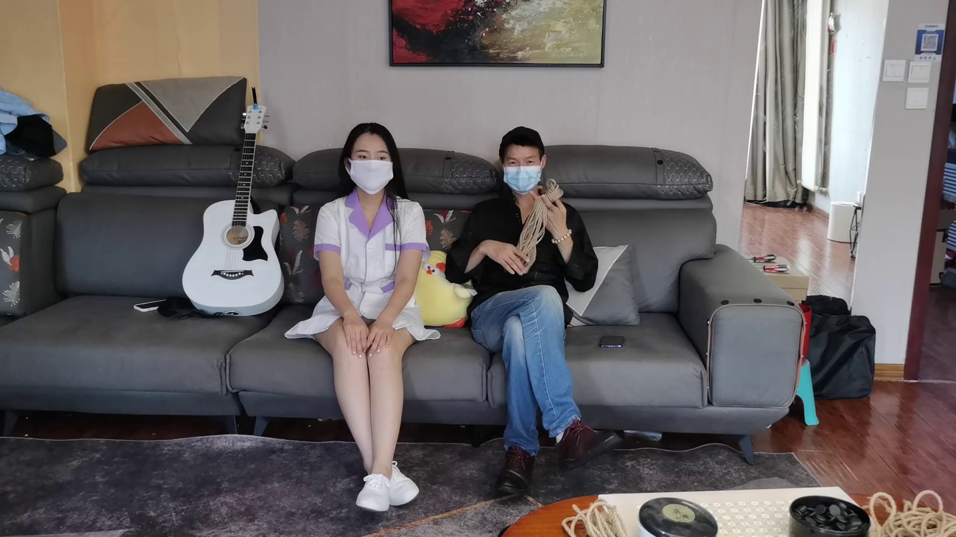 小花影五花大绑绳艺教学