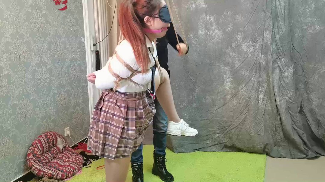 小艾姆 捆绑 放置 筷子夹舌-5