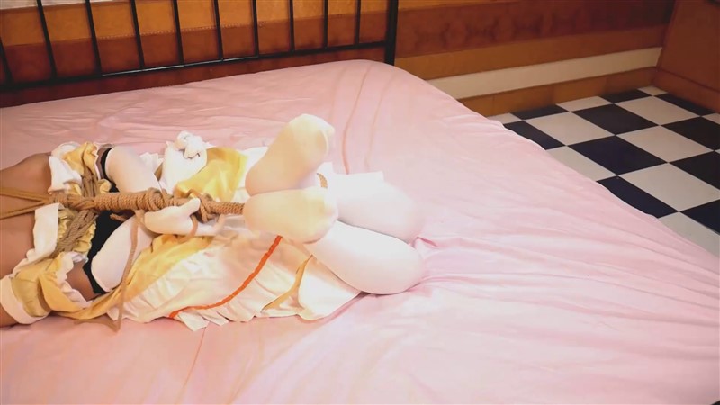 菲鲁特 cosplay 日式驷马紧缚实验-3