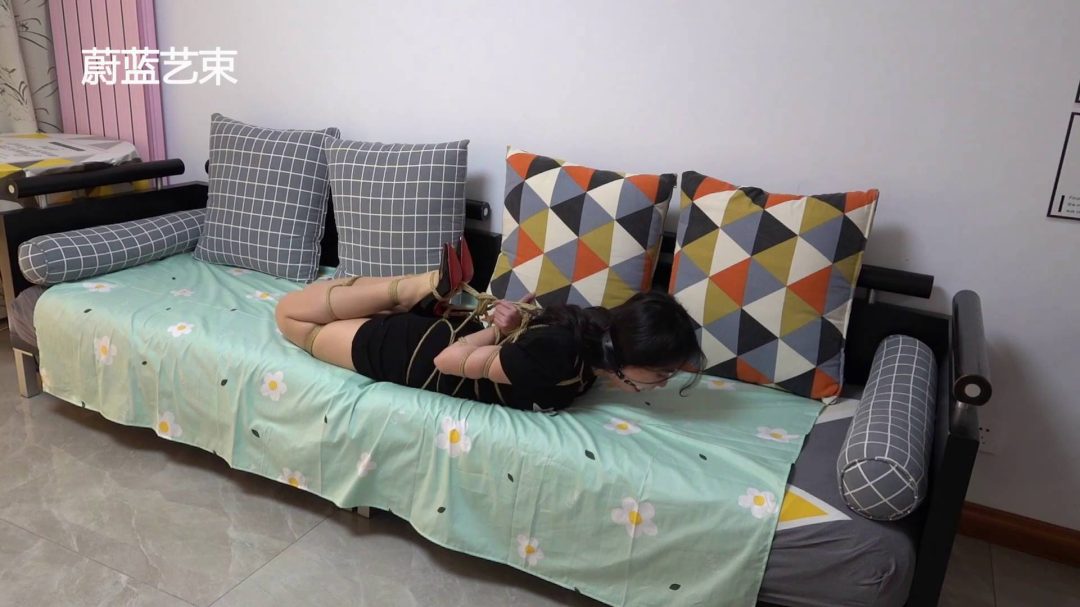 清扬捆绑体验 金属口球口水 五花高手驷马-4