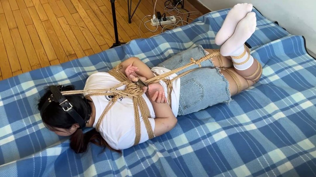 白棉袜超紧蛇缚驷马-7