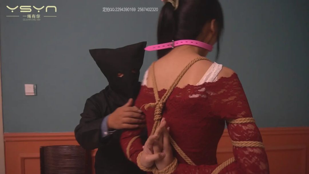 女孩被执行注射死刑躺在床上灵魂出窍来到阴曹地府再次被戴口球五花直臂后手观音-7