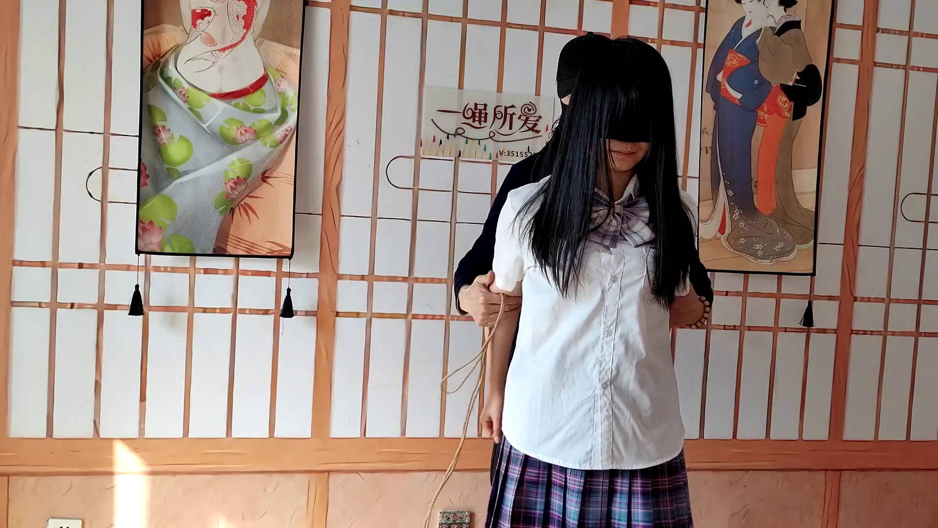 子欣欧式直臂捆绑放置