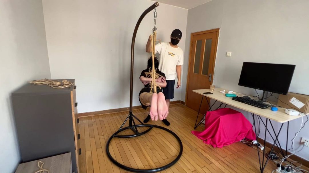 欣妍海盗船吊缚试玩，紧蛇缚TK-5