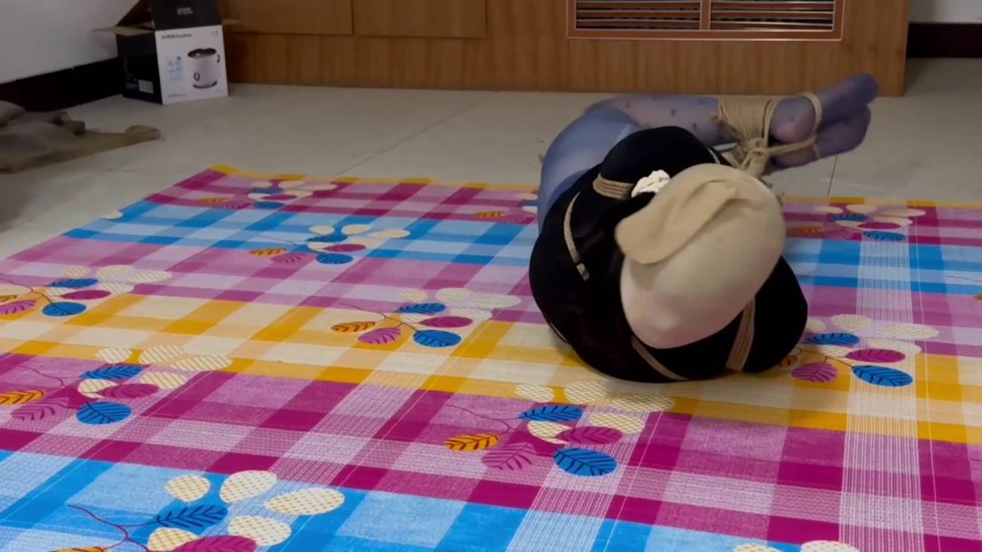 严厉欧式驷马放置（双层丝袜，5层丝套头）-3