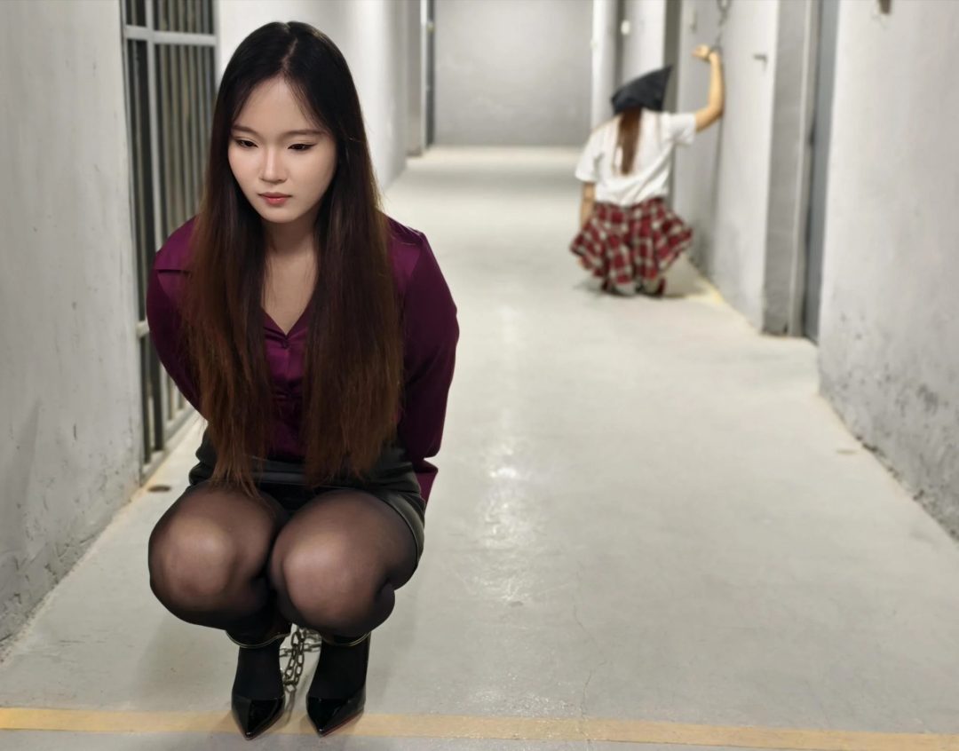 【鑫鑫工作室】张小可被抓获，从其包里搜出x品，但张小可坚称不知道x品为何会在其包里，并称是别人放的。J对张小可进行审讯，把她吊起来，张小可最终承认自己为帮助缺钱而开始帮其闺蜜肖雨琪带货-9