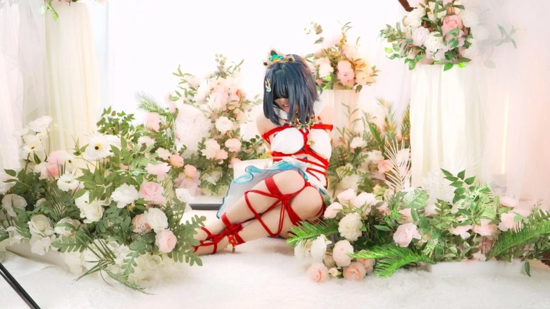 【感官剥夺2025】捆绑放置挣扎Cos系列第五集，云璃-2