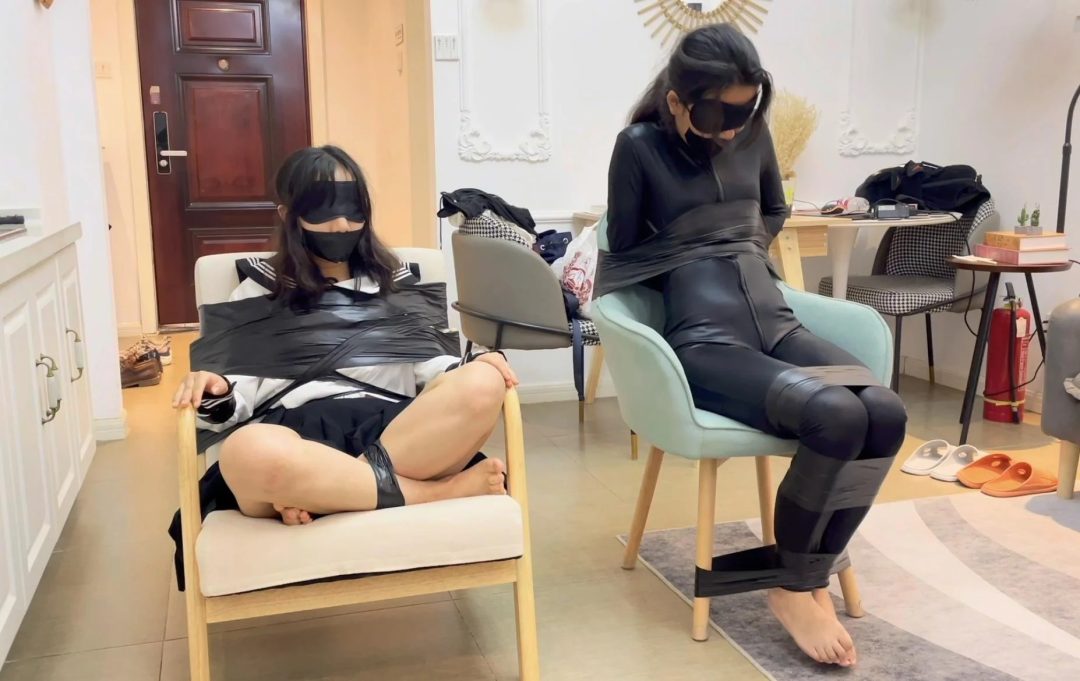 【小雨】【招模特】绑的太松，就容易挣脱，最后一部双人-6