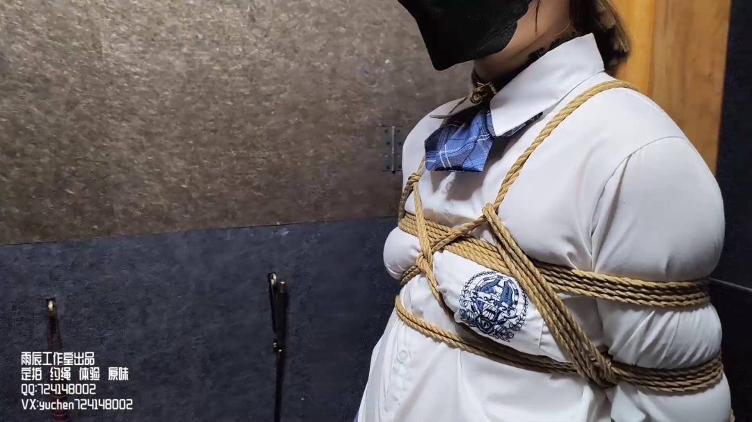 小Q立柱捆绑 K9 TK 鞭打-3