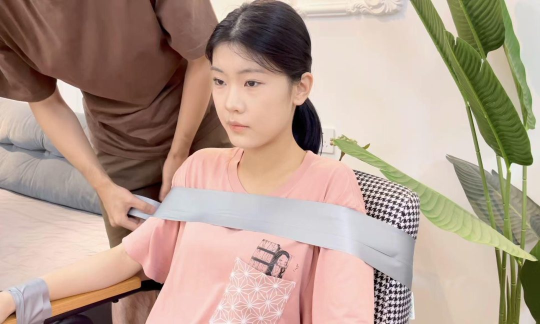 【缚艺录】】【小菲】新模小菲，胶带捆绑的体验-2