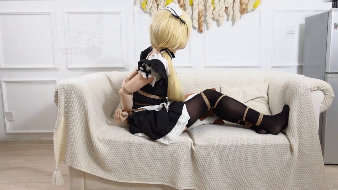 翻花绳摄影集“面罩少女与翻花绳”第六期（捆绑放置Part1+Part2）-2