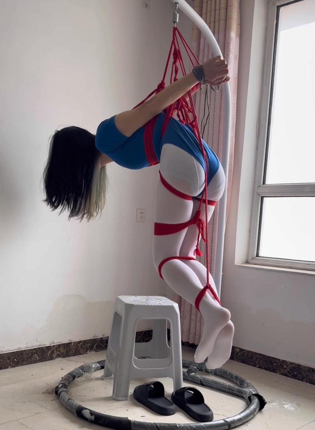 【柚里自缚】后手高吊缚定拍-2