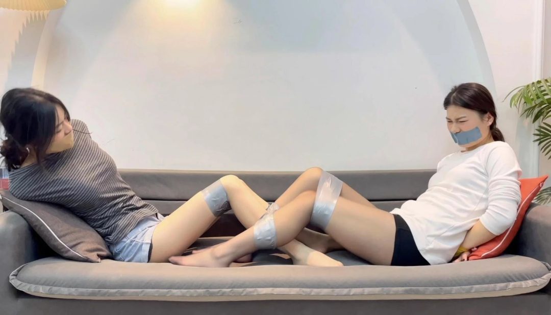 【缚艺录】【小程】【小卫】黑丝与肉丝的捆绑-6