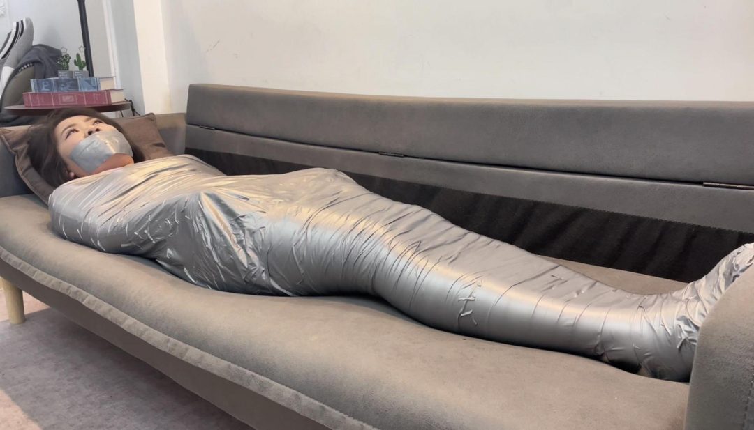 缚艺录,陶陶,银色胶带,木乃伊-7