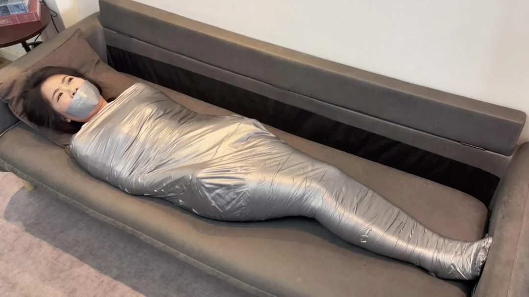 缚艺录,陶陶,银色胶带,木乃伊-6