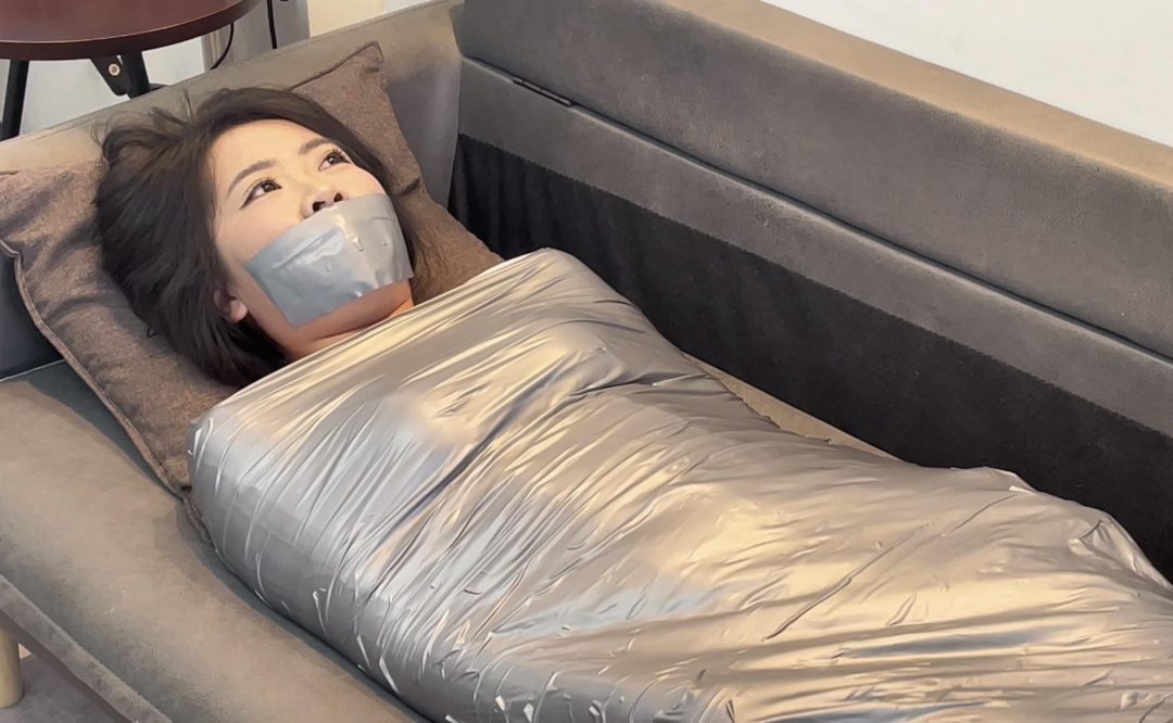 缚艺录,陶陶,银色胶带,木乃伊-4