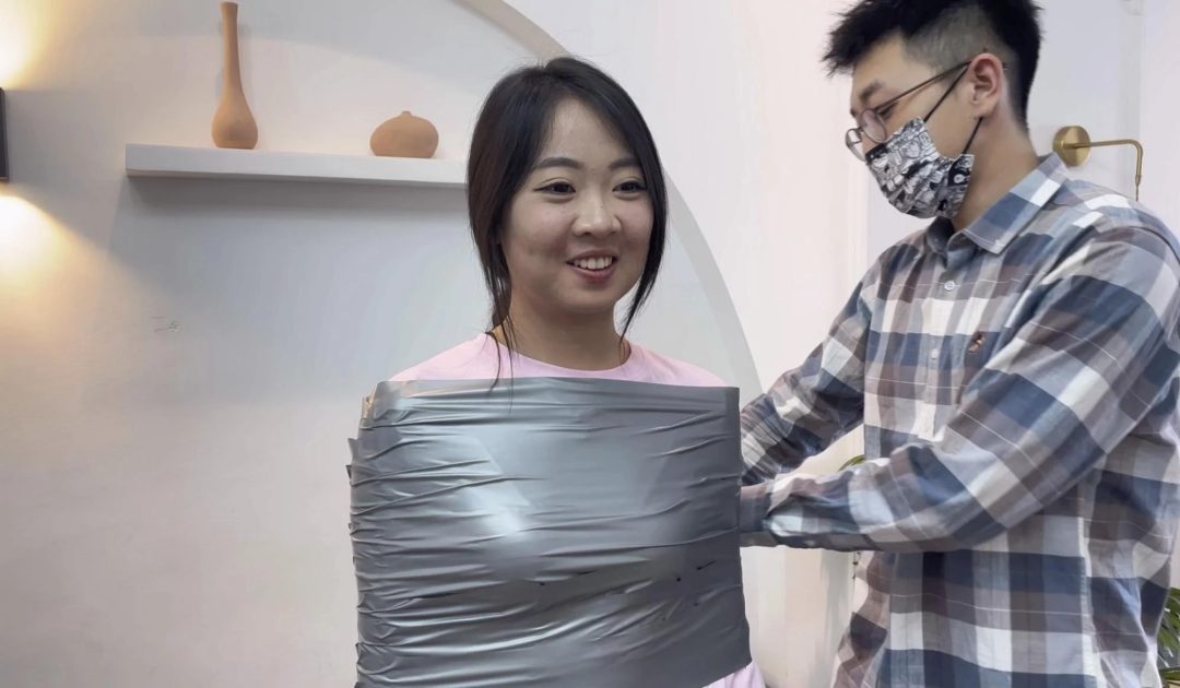 缚艺录,陶陶,银色胶带,木乃伊-1