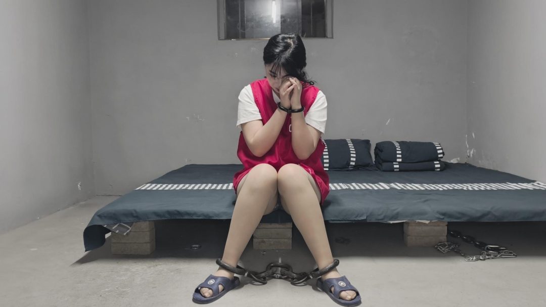 【鑫鑫工作室】自食恶果 胡芳芳被判处 后带上土拷和重镣，被五花大绑押赴刑场，等待自己恶果。-7