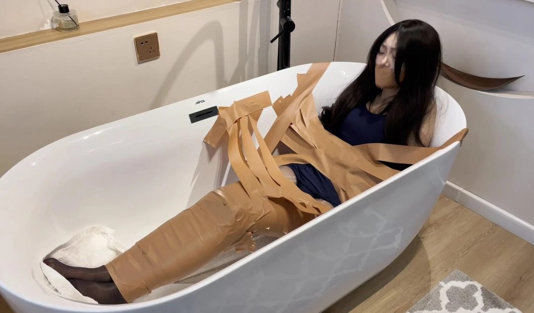 【缚艺录】【小林】固定在浴缸里-3