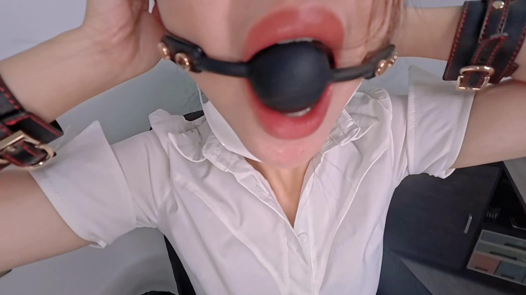 剧情片：女神老板在办公室被下属捆绑折磨 第一集-4