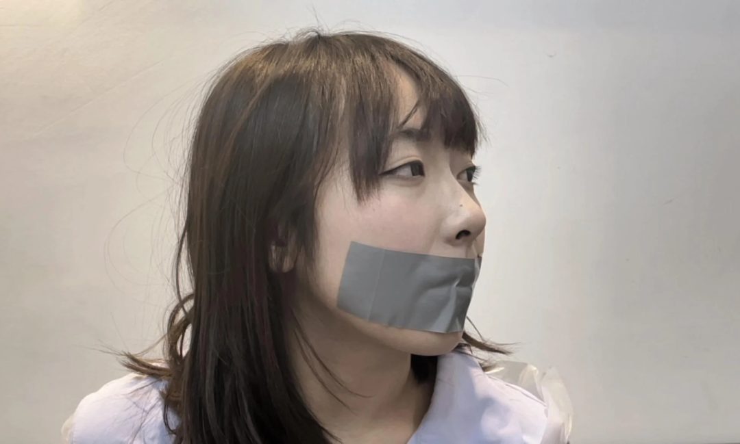 【小诺】 胶带半包，丝袜套头，胶带严实地包裹起来-3