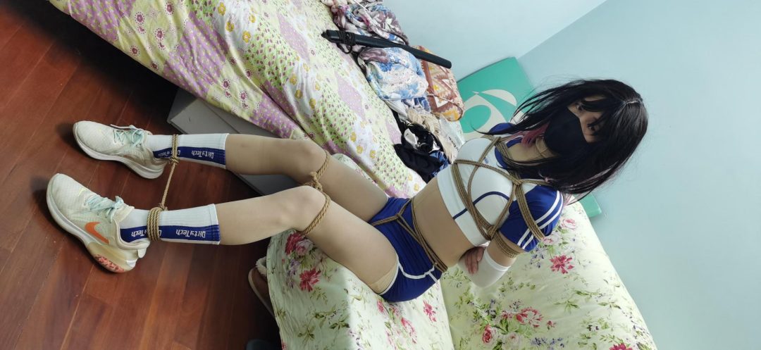 体操服绑床调教-3