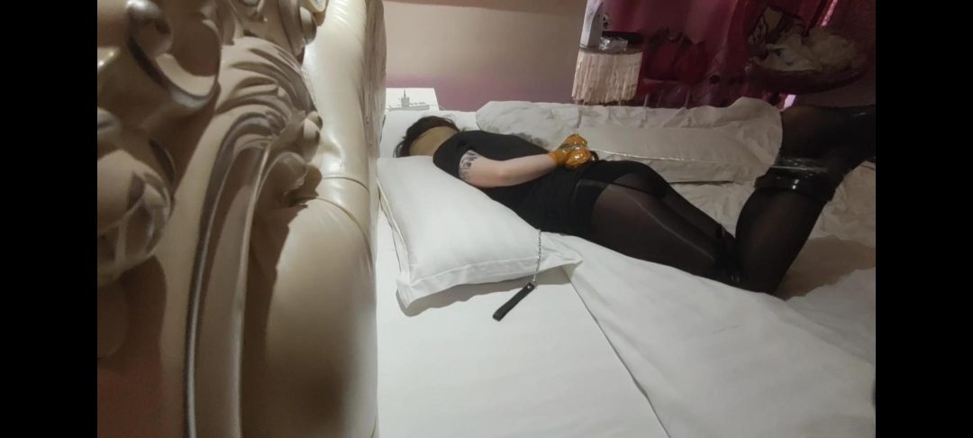 酱酱放置 拘束带 胶带 油丝-5