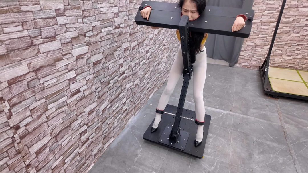 大哥赠送的新道具来了,把艺仙儿禁锢起来开始折磨,每个姿式下来,都是生不死的感觉-3