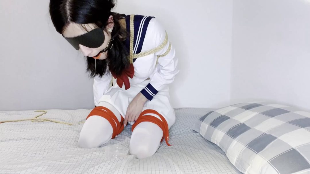 床上分腿手铐、口水收集、蒙眼解缚-4