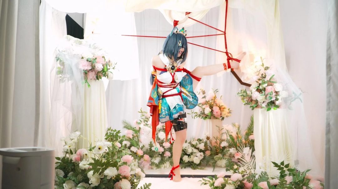 【感官剥夺2025】捆绑放置挣扎Cos系列第五集，云璃-5