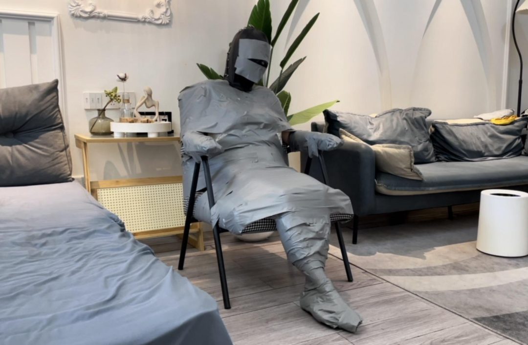 【缚艺录】【小沐】胶带与头套-6