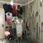 文慧空姐服吊缚，灰丝银高