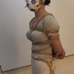 文慧瑜伽裤高跟鞋吊缚