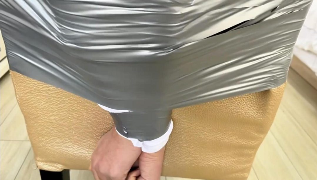 白袜瑜伽裤，与胶带的结合~-8