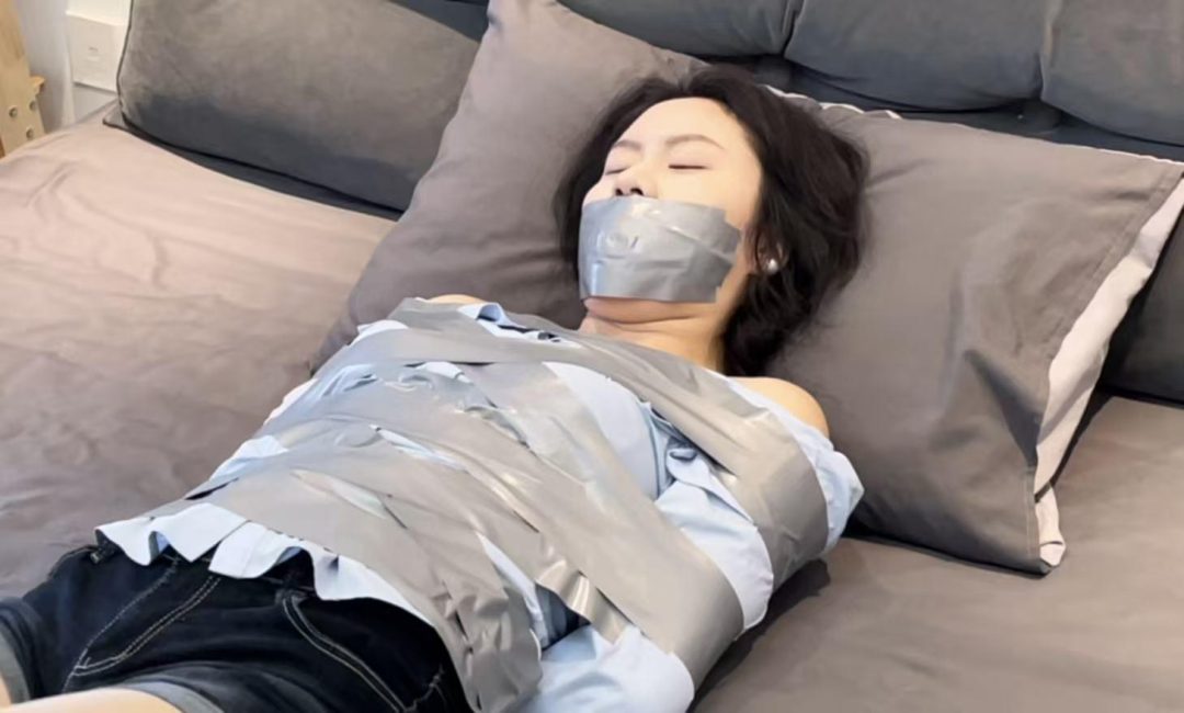 【缚艺录】【小知】胶带下的肉丝美脚-7