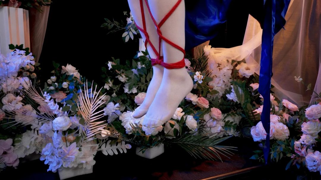 捆绑放置挣扎Cos系列第三集，德莉莎暮光骑士-1