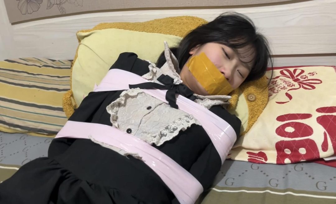 【缚艺录】【任我行】【雨朵】白色丝袜的挣扎-9