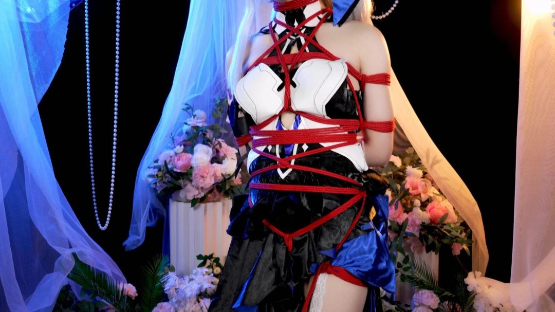 捆绑放置挣扎Cos系列第三集，德莉莎暮光骑士-3