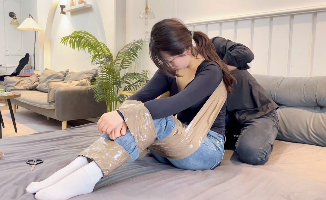 【缚艺录】【小左】胶带驷马与白袜小jio-2